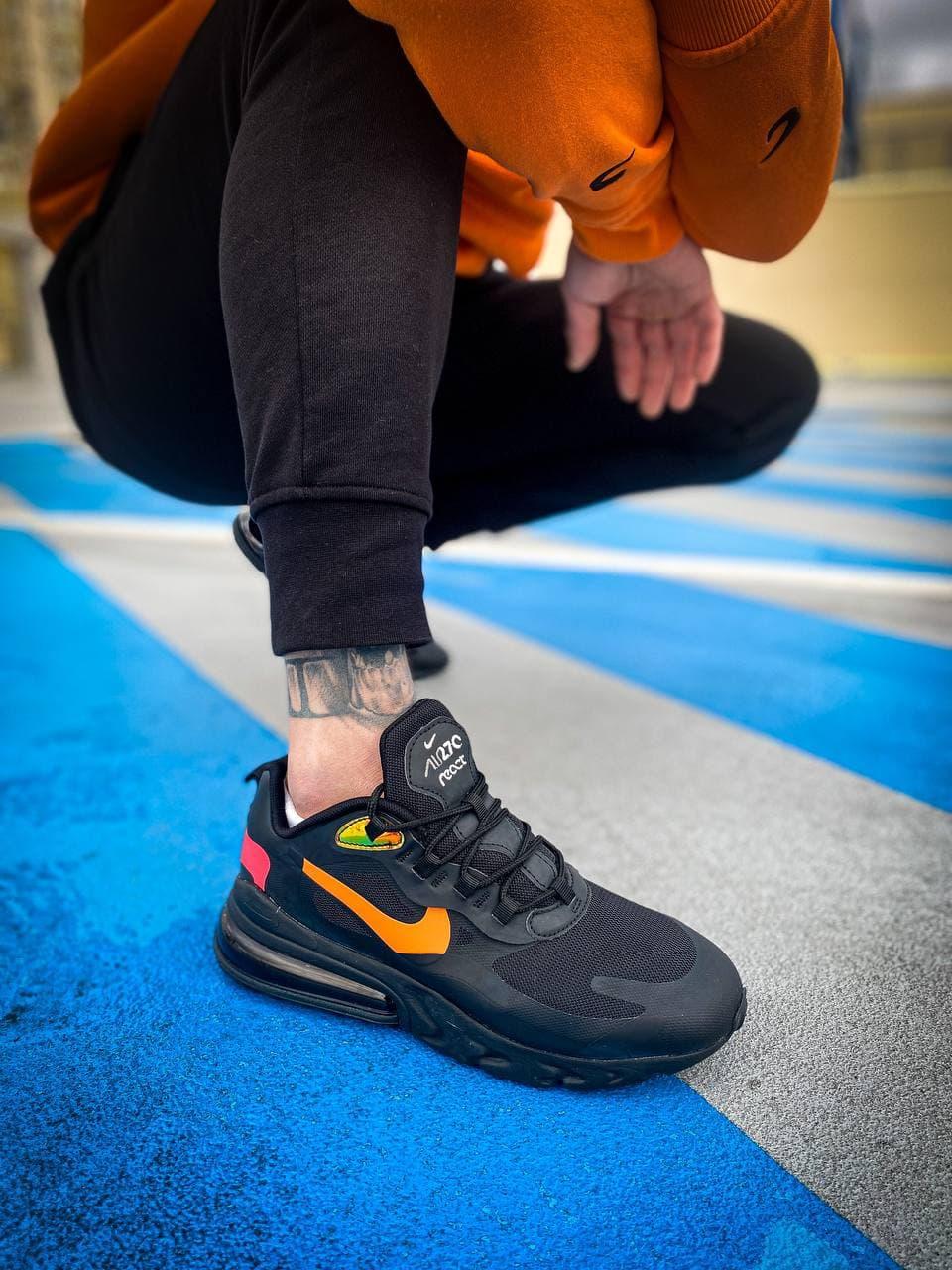 Nike Air Max 270 React Black Orange
