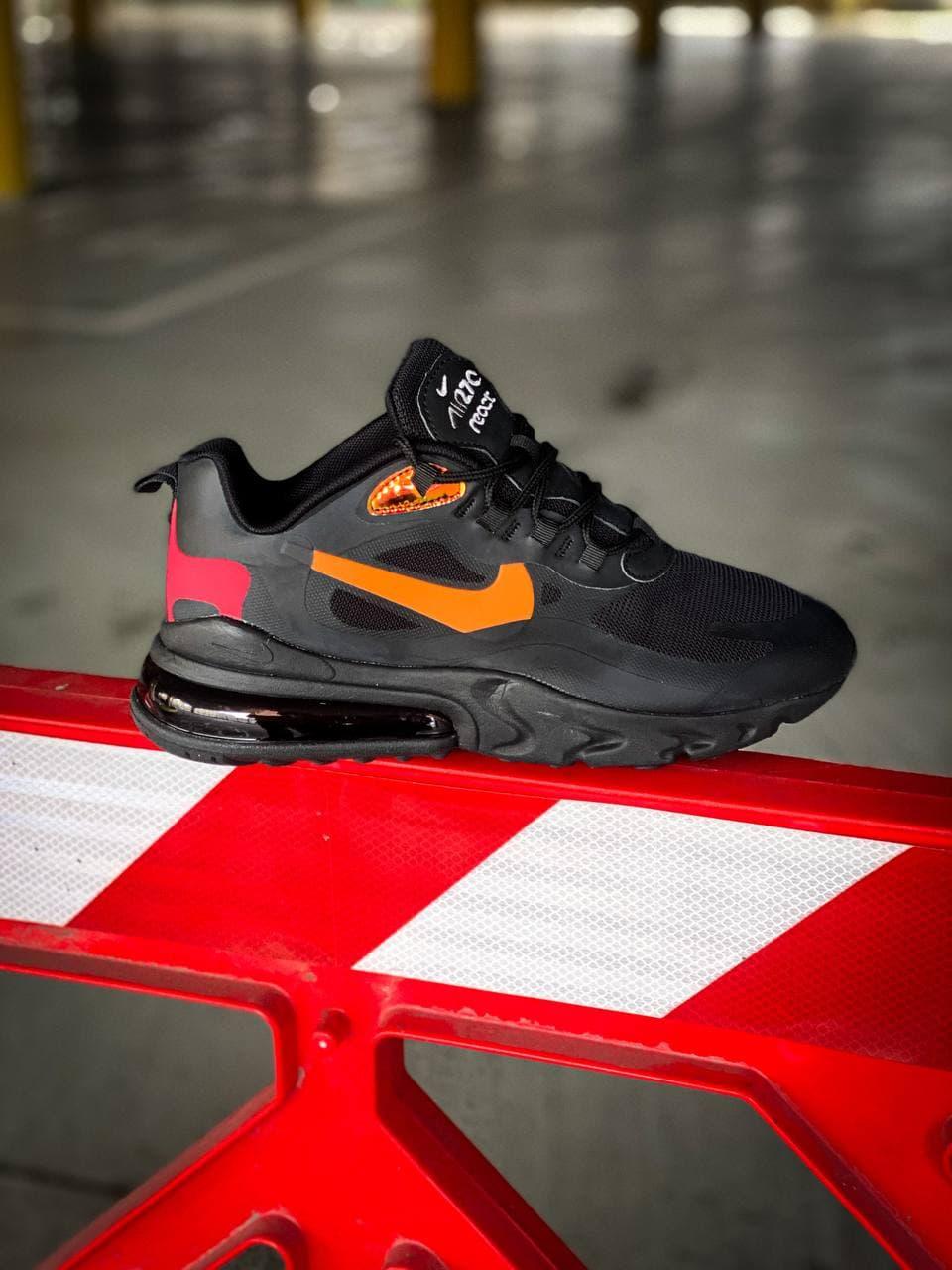 Nike Air Max 270 React Black Orange