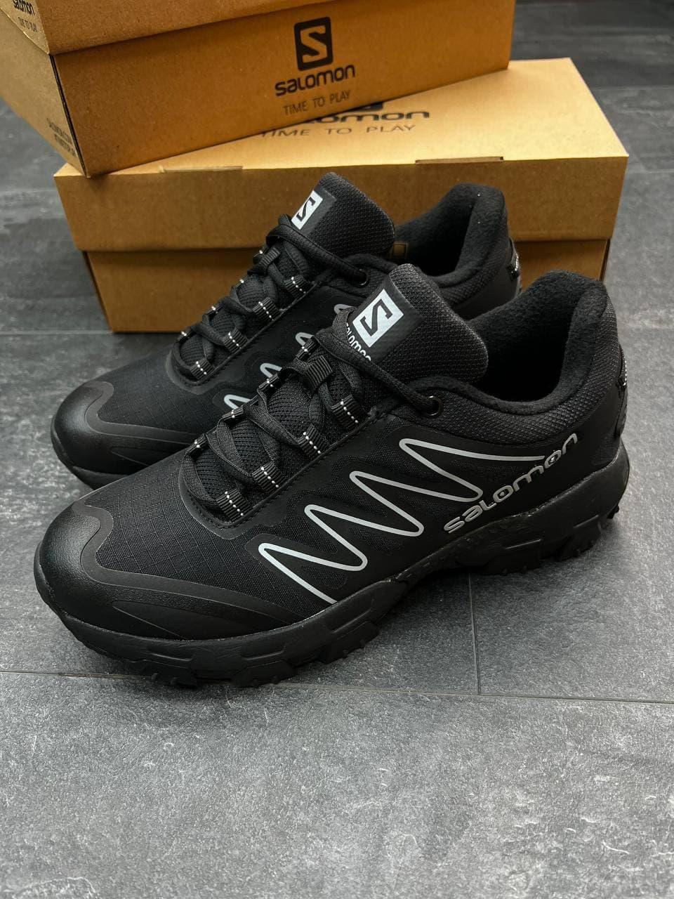 Salomon Black White