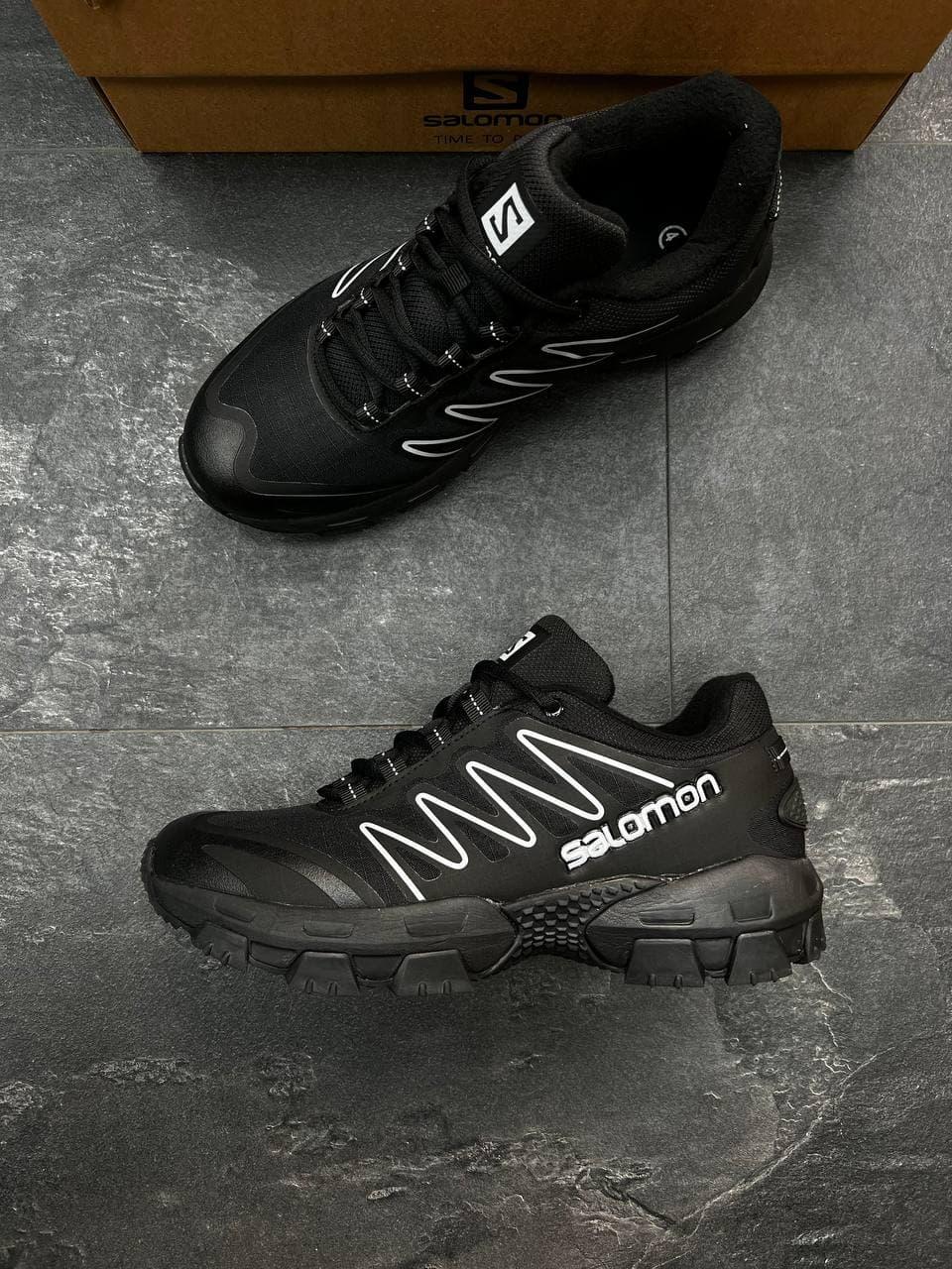 Salomon Black White