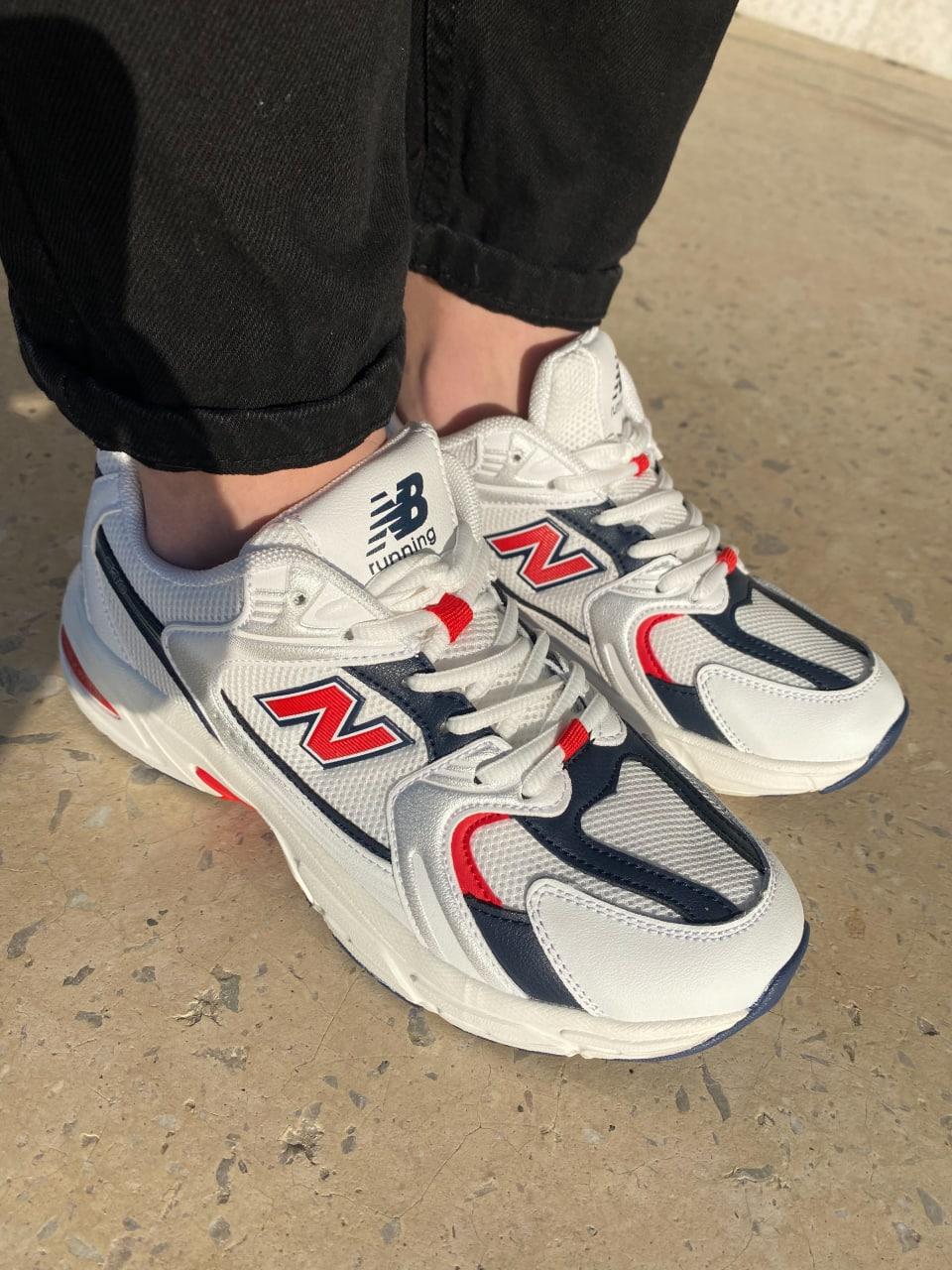 New Balance 530 White Red 2