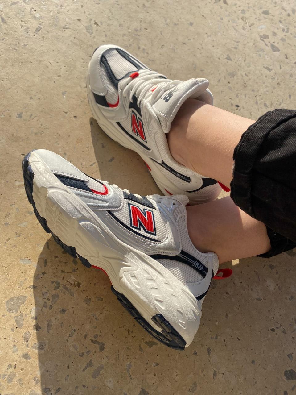 New Balance 530 White Red 2