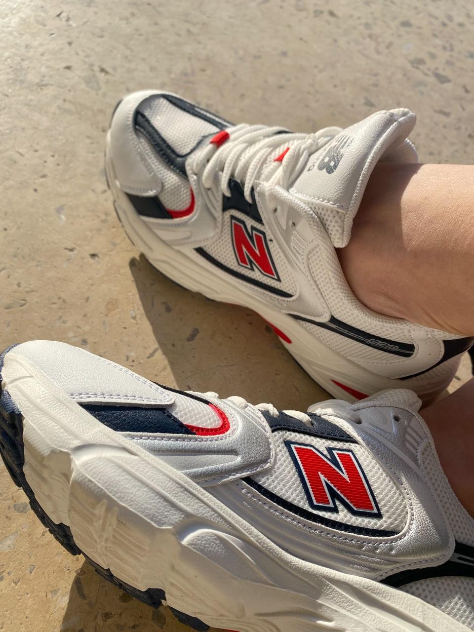 New Balance 530 White Red 2