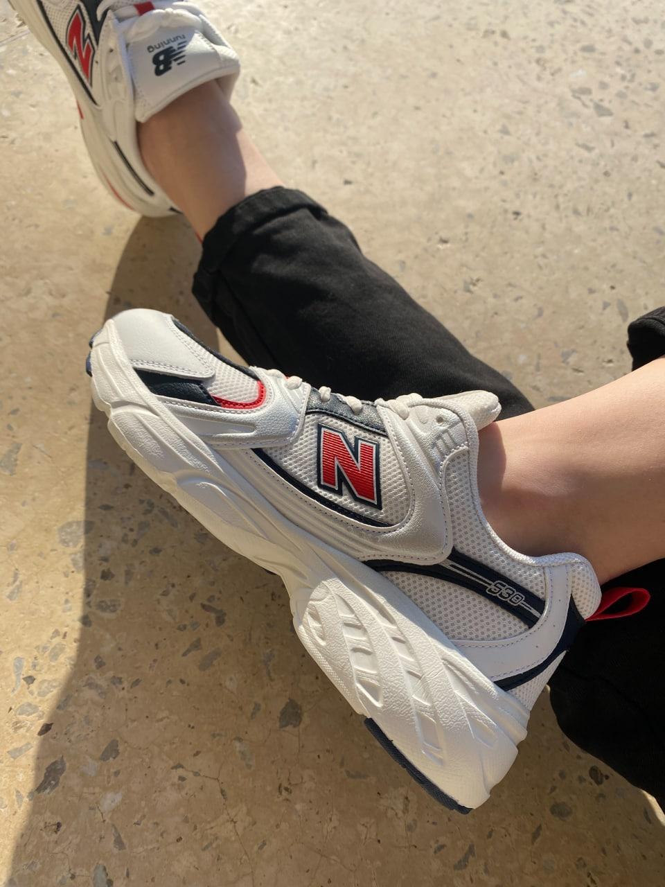 New Balance 530 White Red 2