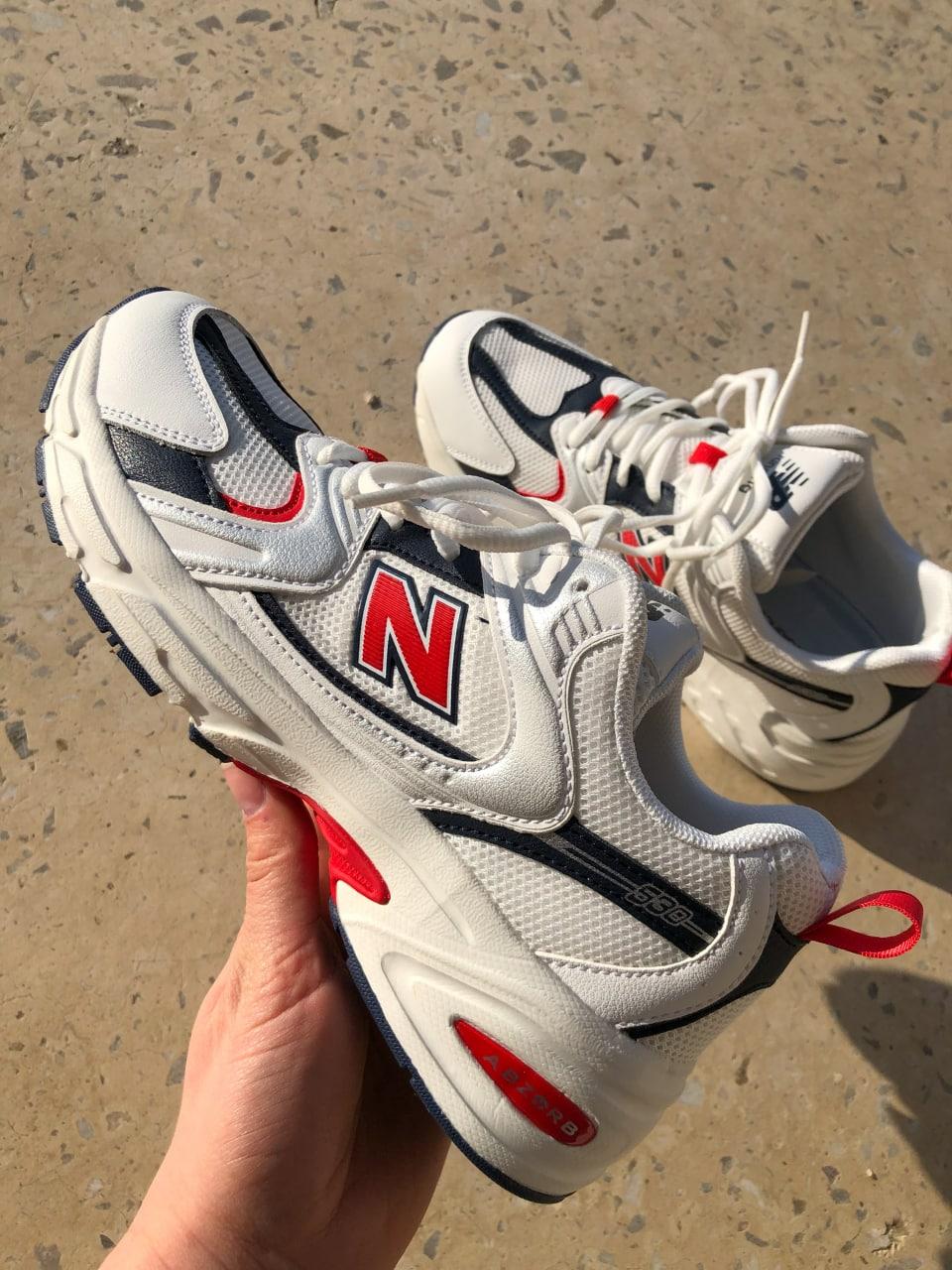 New Balance 530 White Red 2