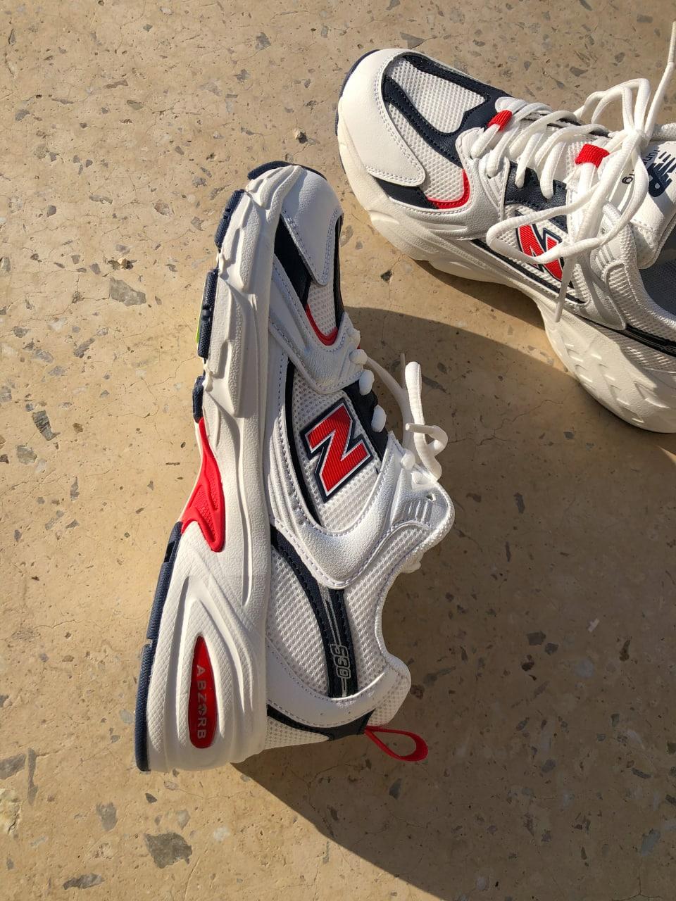 New Balance 530 White Red 2