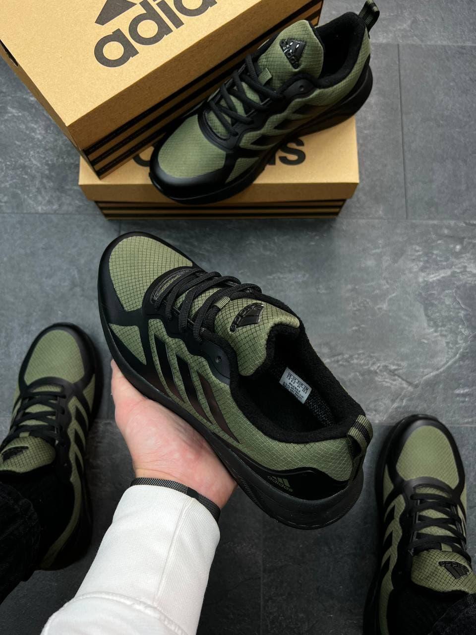 Adidas Cloudfoam Black Green