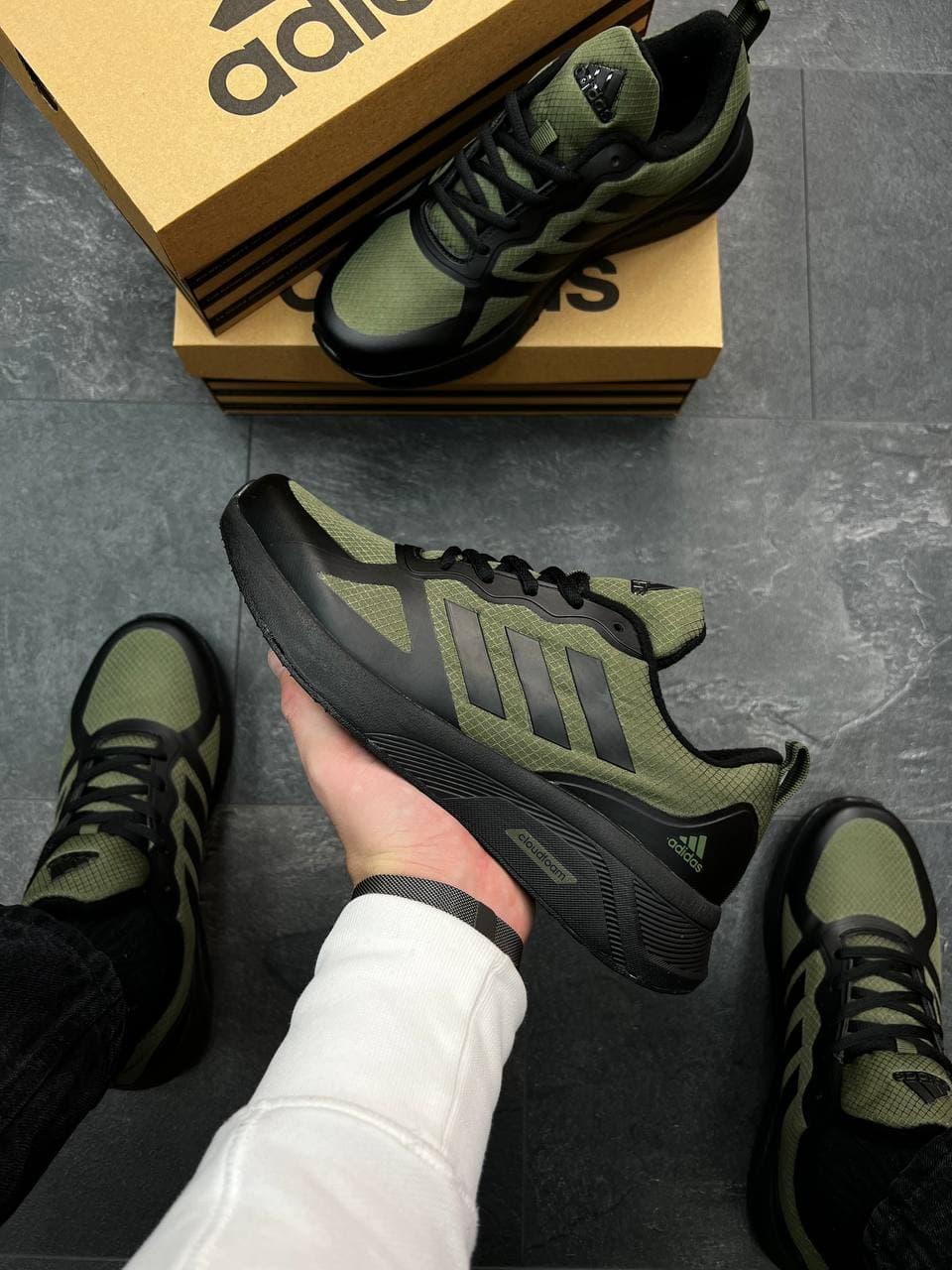 Adidas Cloudfoam Black Green