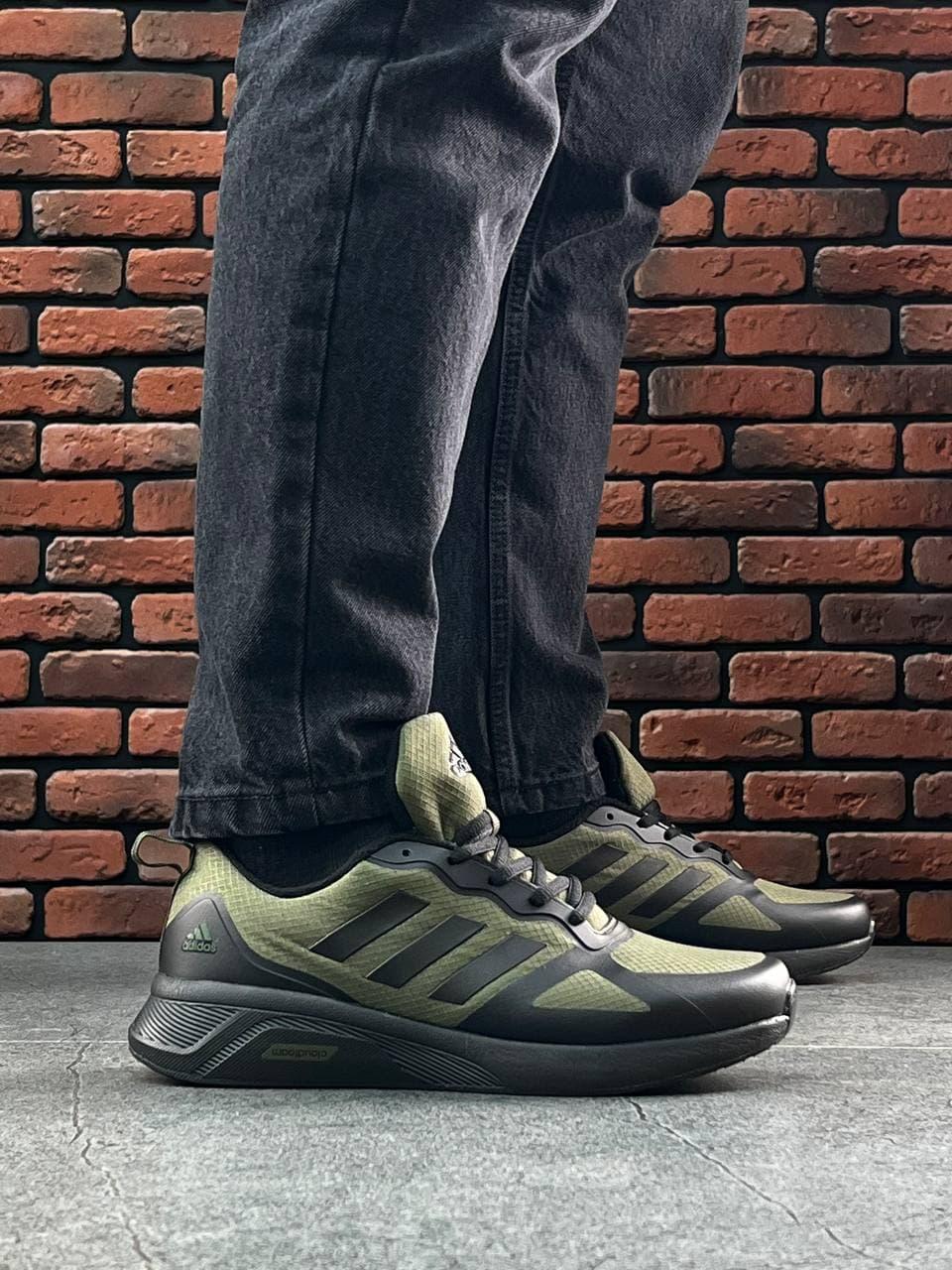 Adidas Cloudfoam Black Green