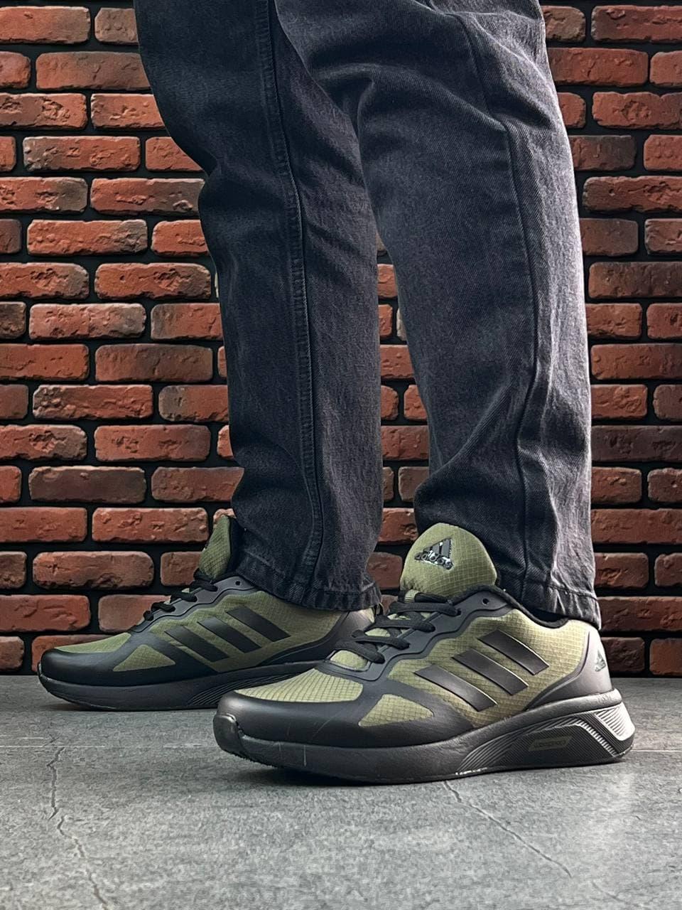 Adidas Cloudfoam Black Green
