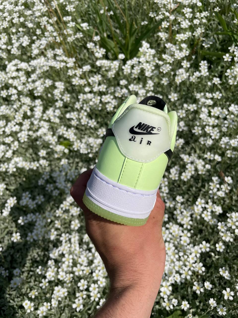 Nike Air Force Neon Green White