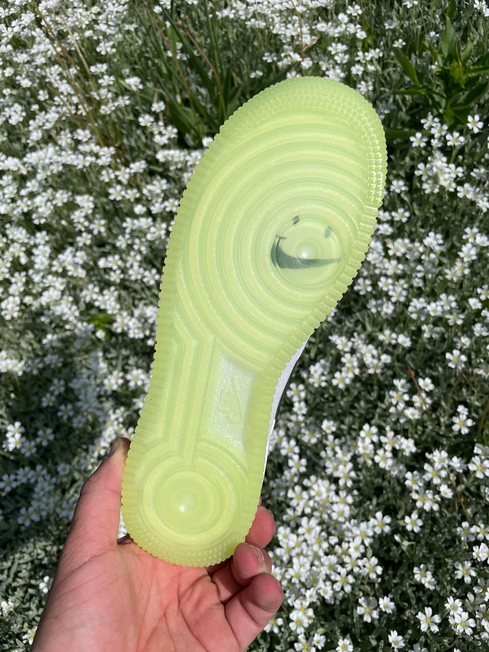 Nike Air Force Neon Green White