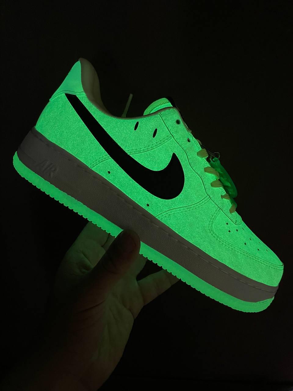 Nike Air Force Neon Green White