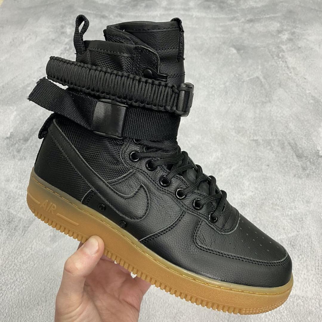 Nike Special Fled Air Force 1 Black Beige 2