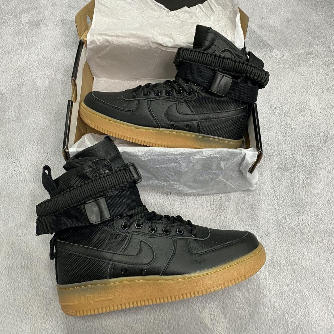Nike Special Fled Air Force 1 Black Beige 2