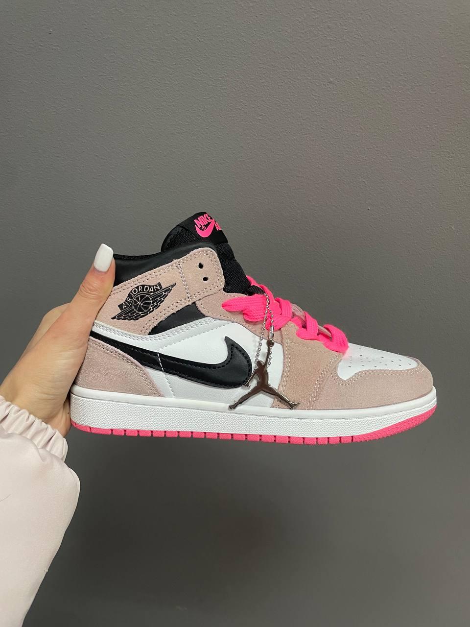 Nike Air Jordan 1 Retro High Black Pink