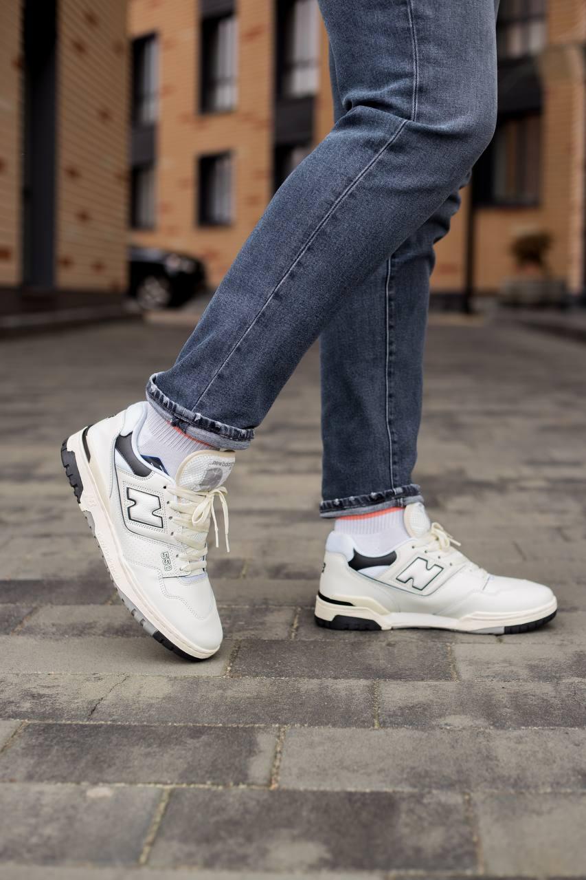 New Balance 550 Cream Black v2