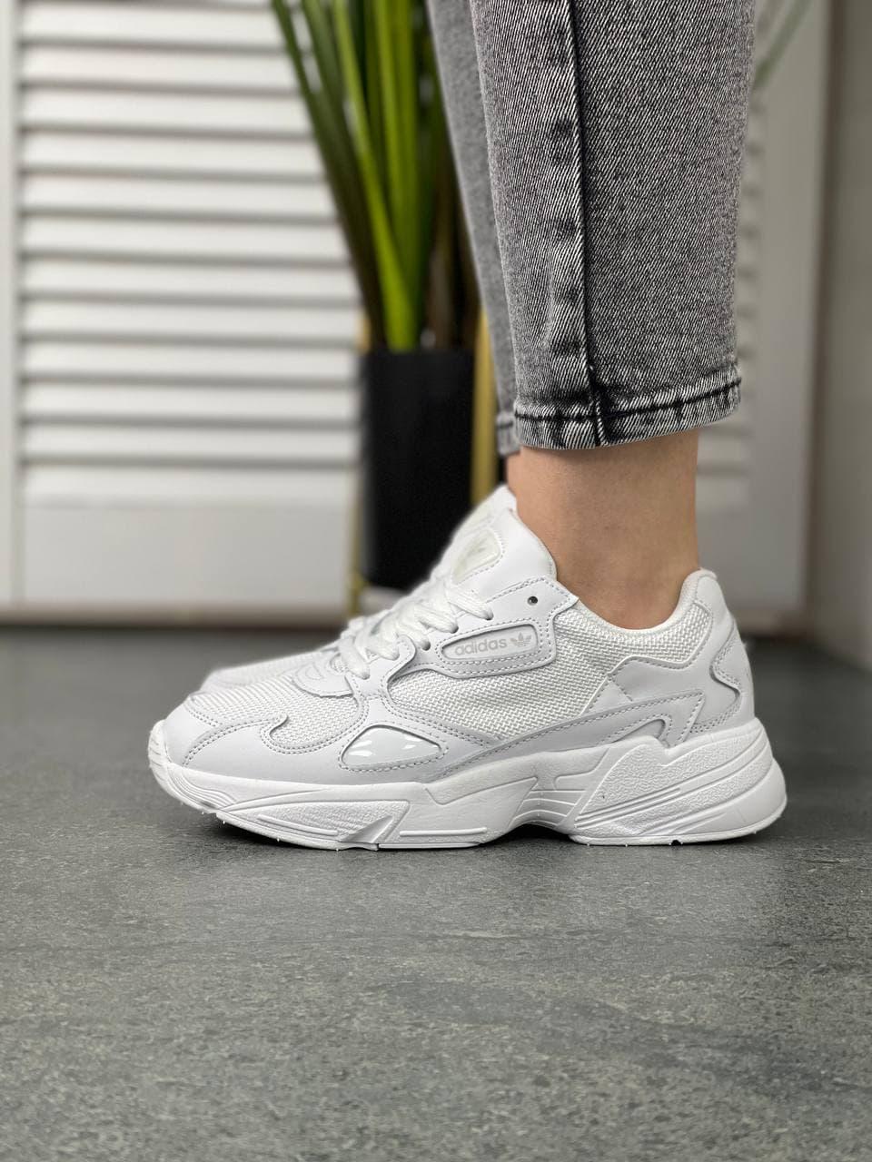 Adidas Falcon White Leather