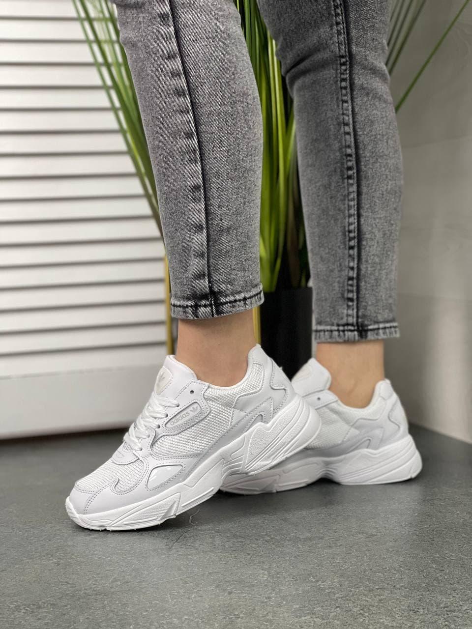 Adidas Falcon White Leather