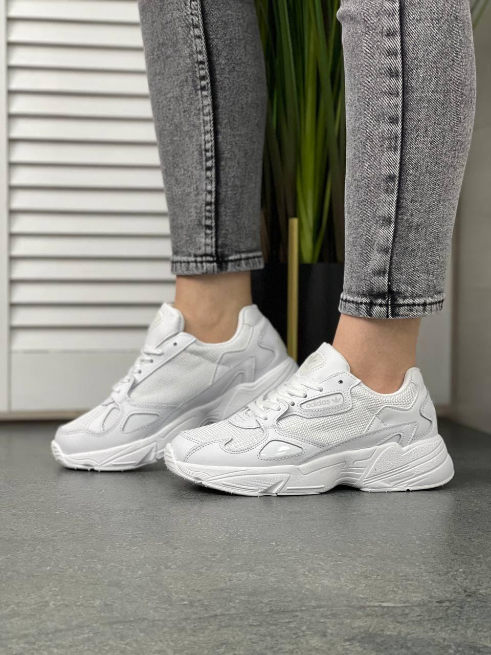 Adidas Falcon White Leather
