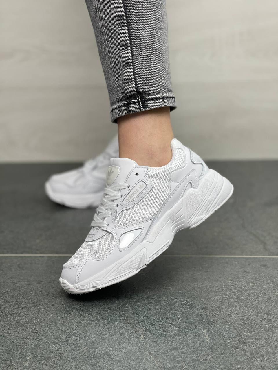 Adidas Falcon White Leather