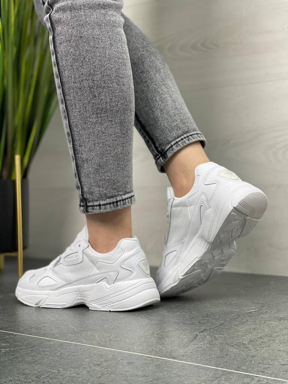 Adidas Falcon White Leather