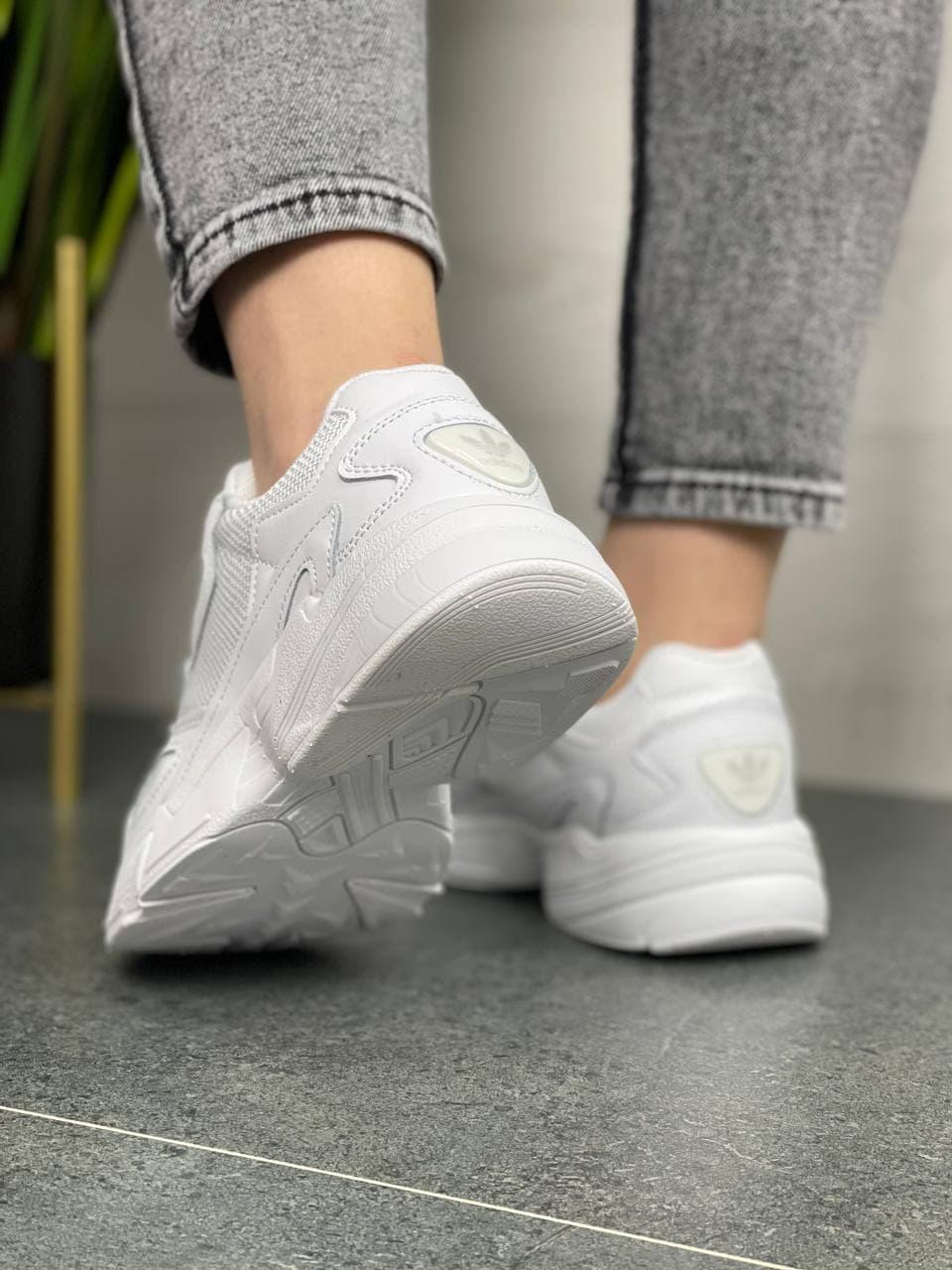 Adidas Falcon White Leather