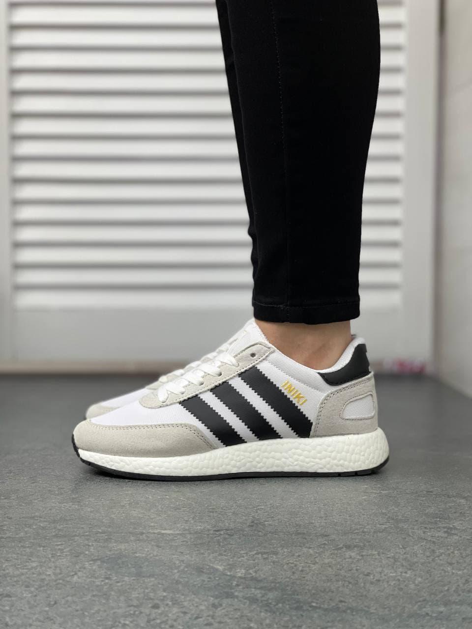 Adidas Iniki White Grey 1