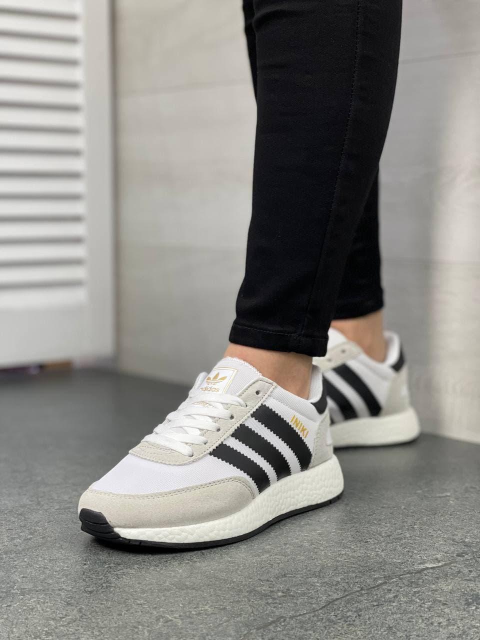 Adidas Iniki White Grey 1