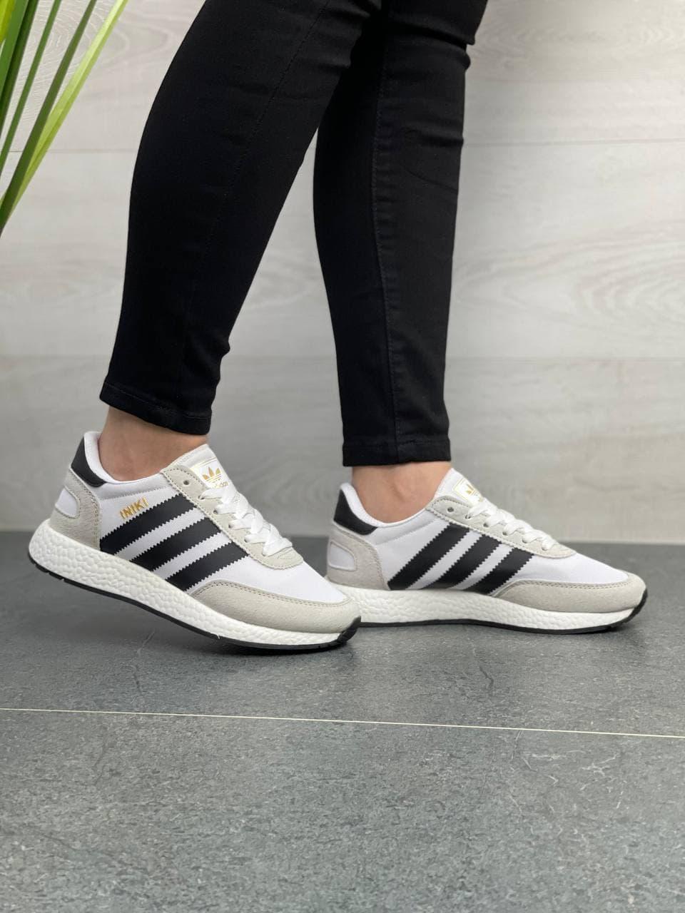 Adidas Iniki White Grey 1
