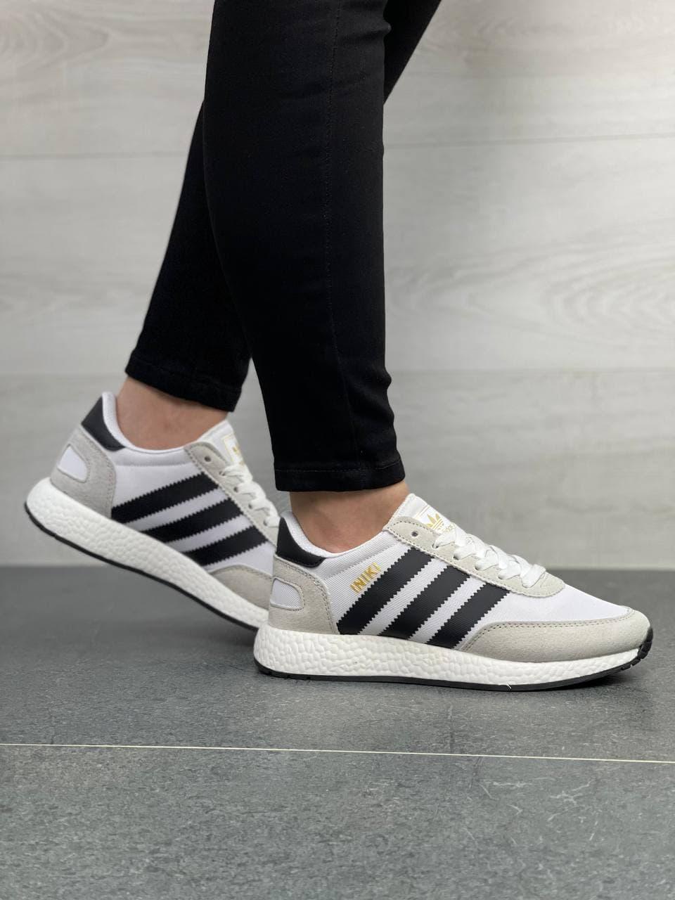 Adidas Iniki White Grey 1