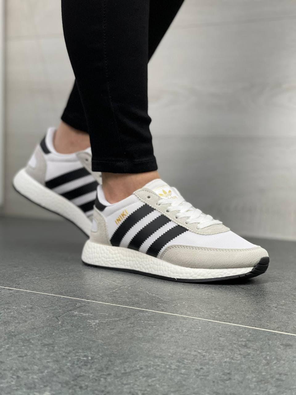 Adidas Iniki White Grey 1