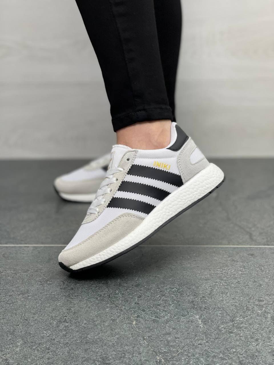 Adidas Iniki White Grey 1