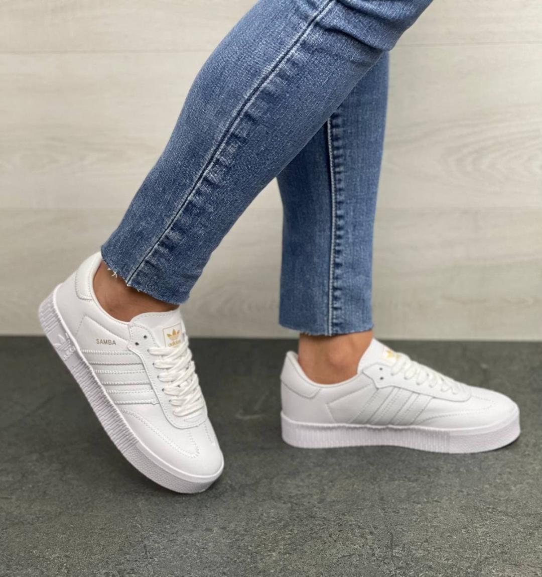 Adidas Samba All White
