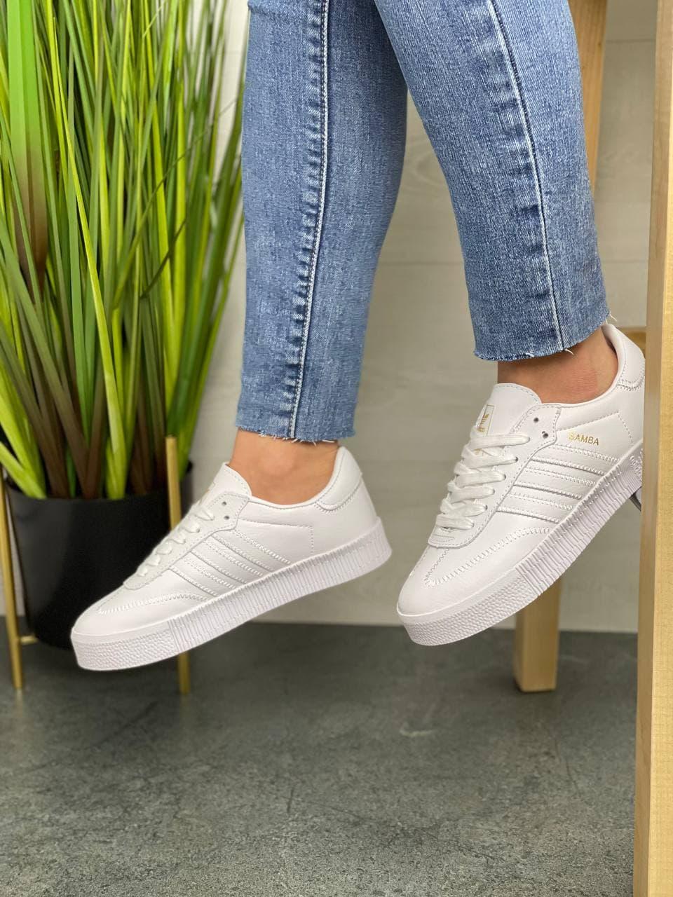 Adidas Samba All White