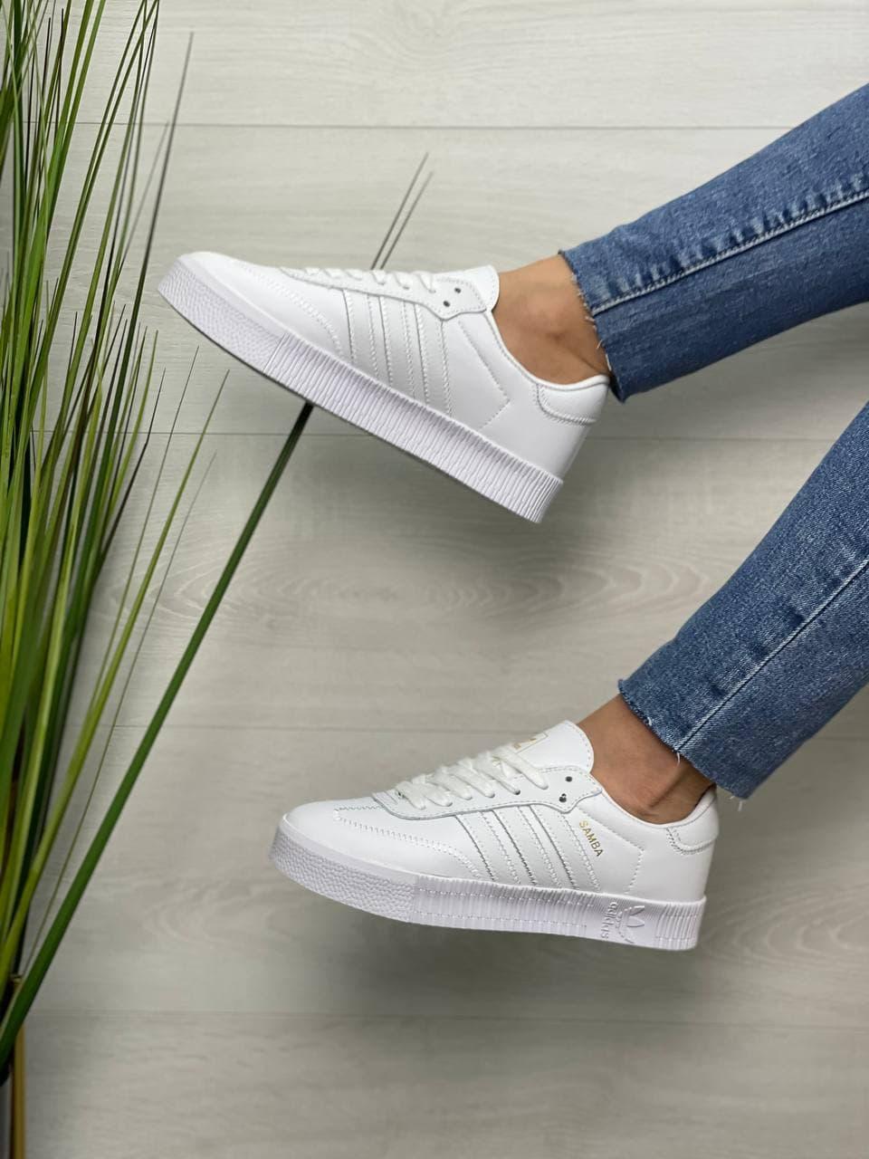 Adidas Samba All White