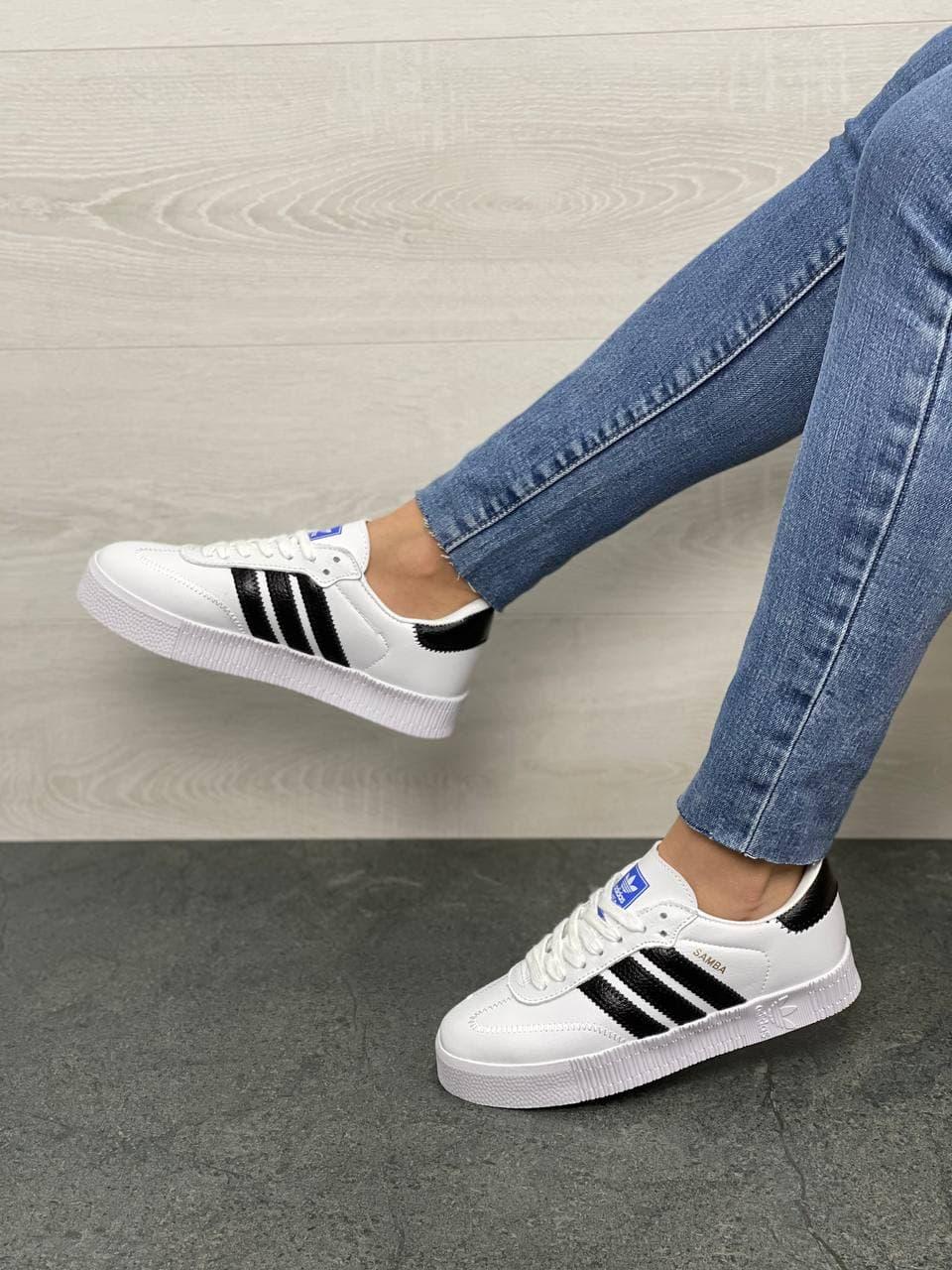 Adidas Samba White Black 2
