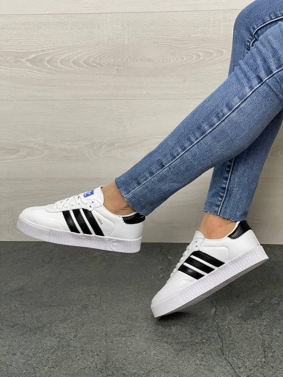 Adidas Samba White Black 2