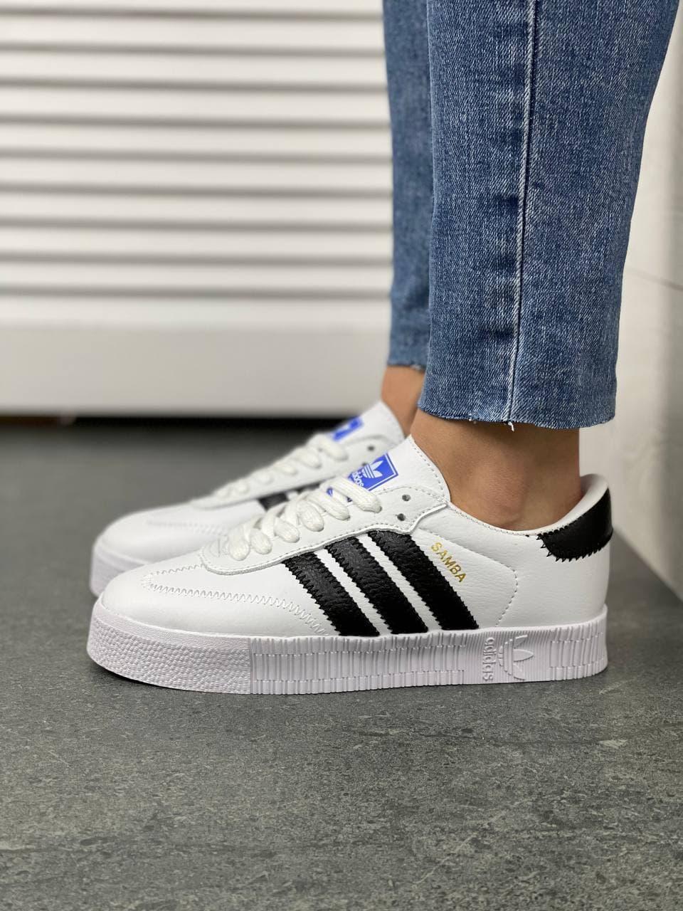 Adidas Samba White Black 2