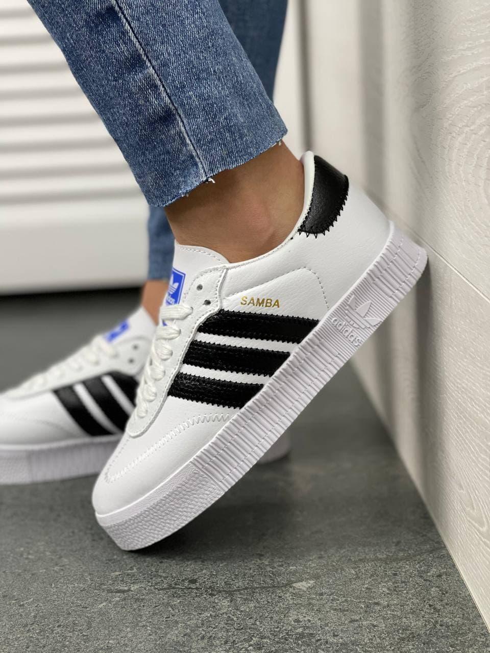 Adidas Samba White Black 2