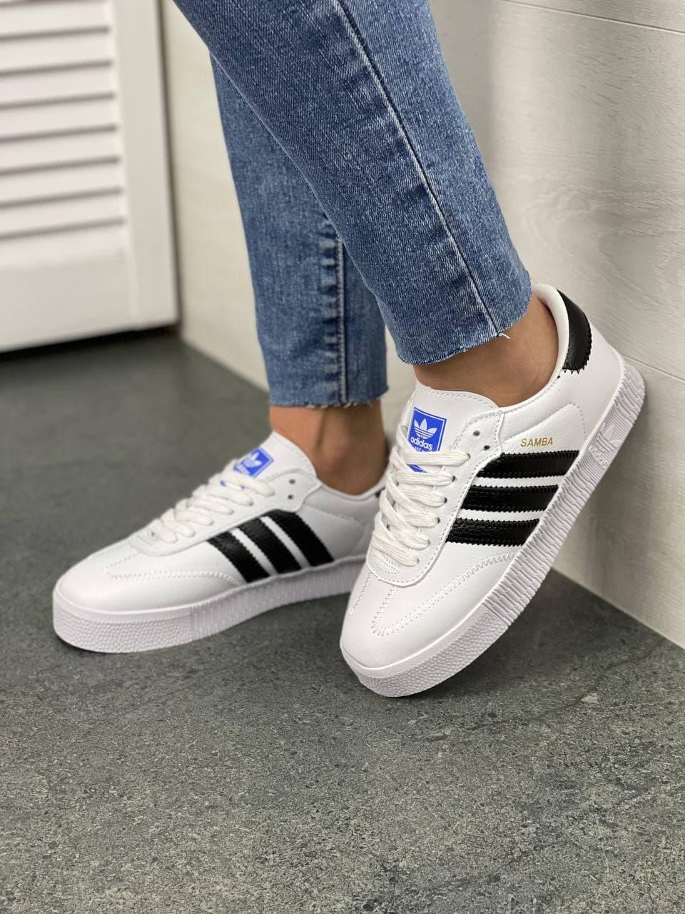Adidas Samba White Black 2