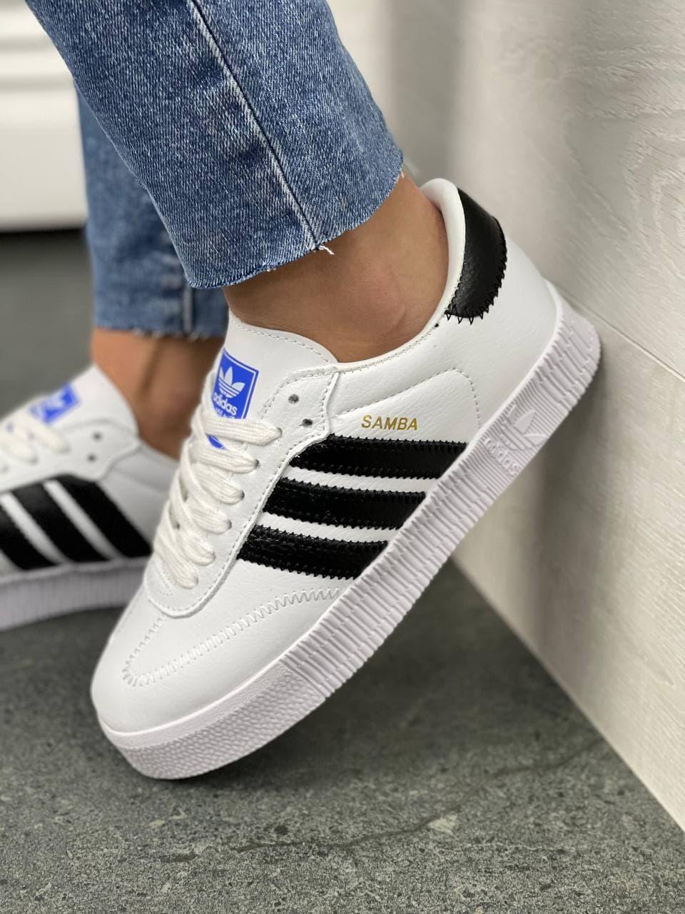 Adidas Samba White Black 2