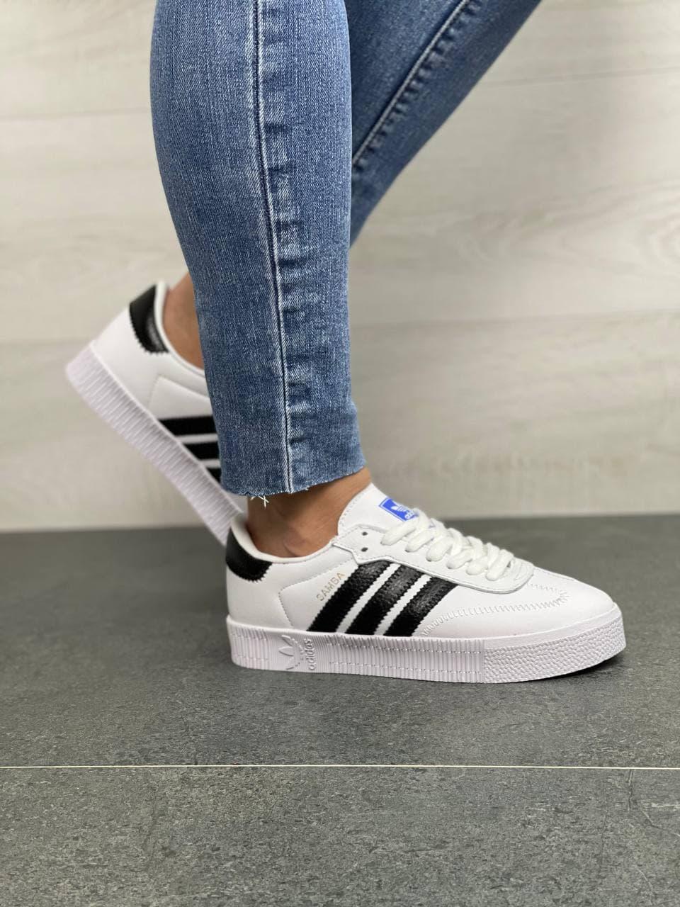 Adidas Samba White Black 2