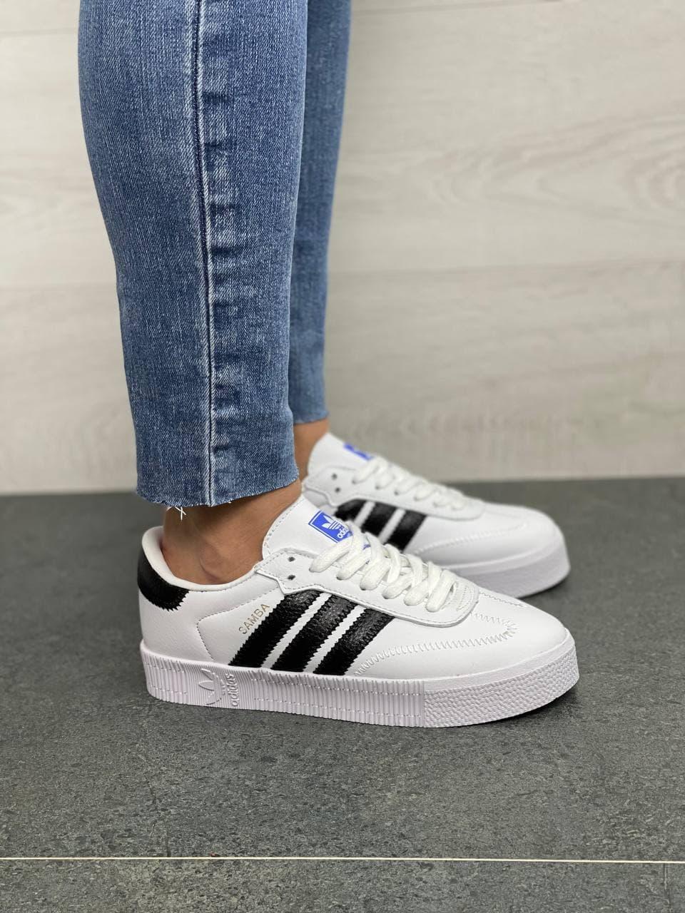 Adidas Samba White Black 2