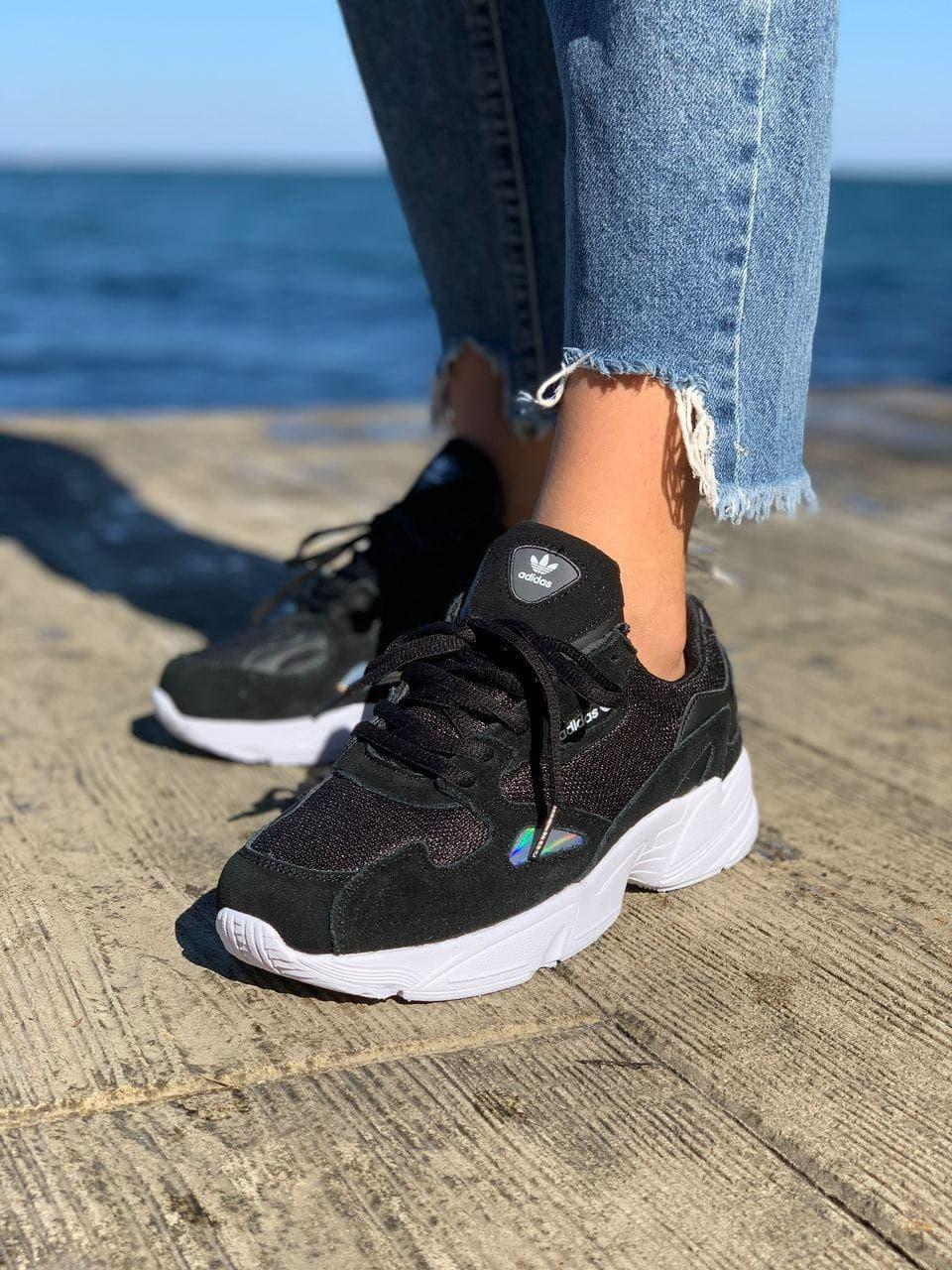 Adidas Flacon Black White