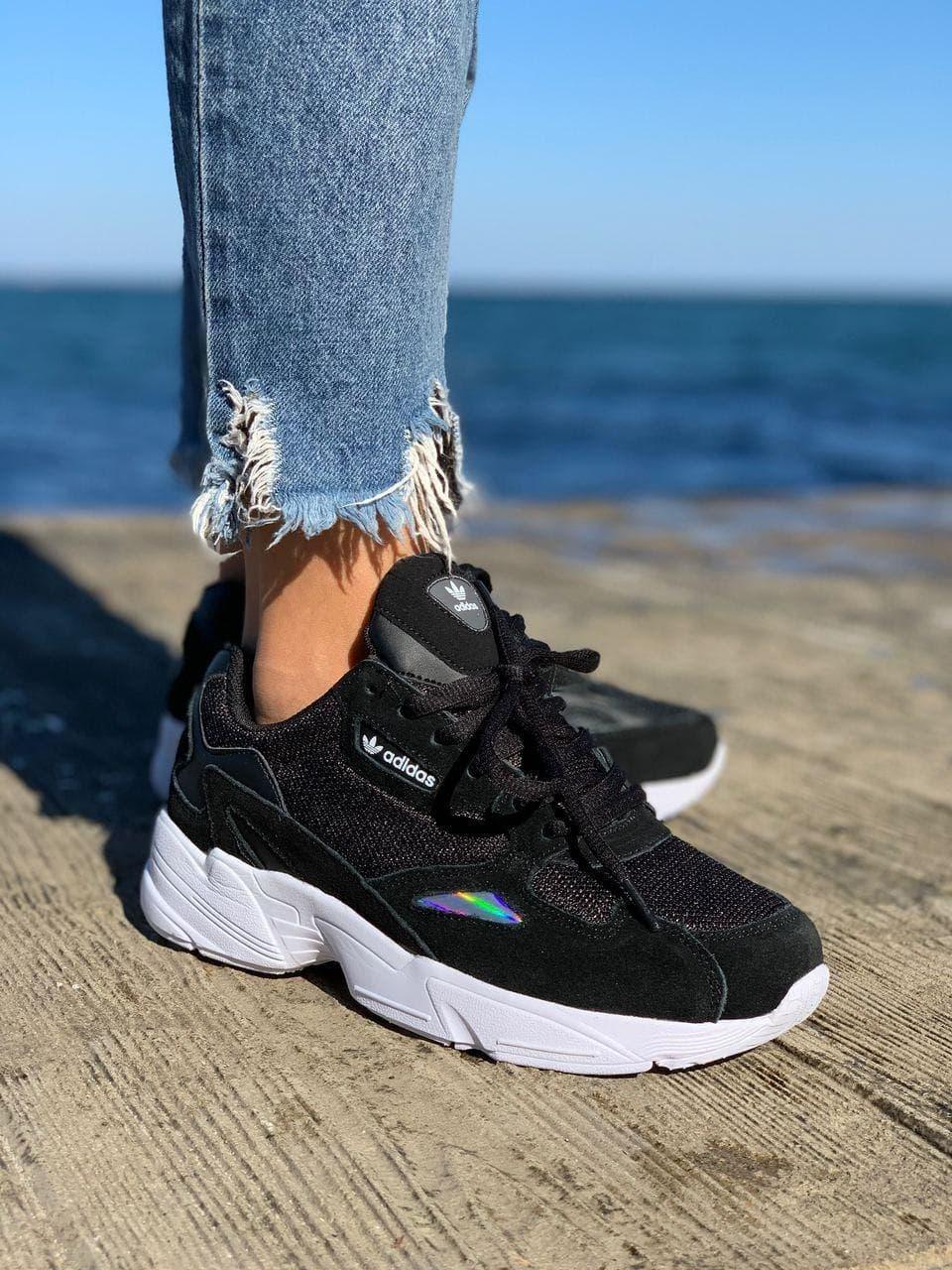 Adidas Flacon Black White