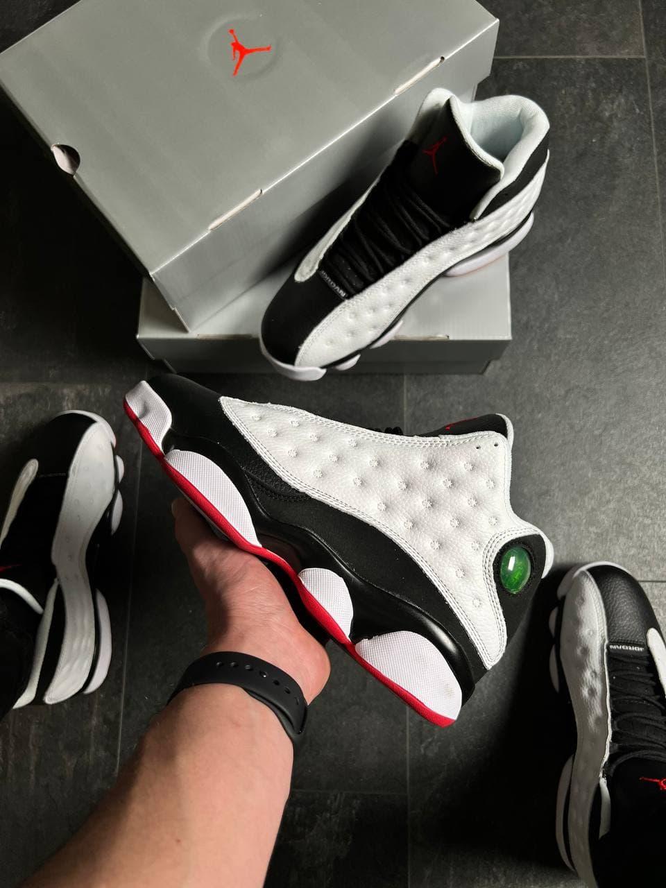 Nike Air Jordan Retro 13 White Black Red