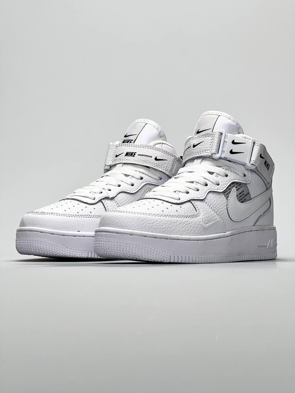 Nike Air Force 1 High White Black 2