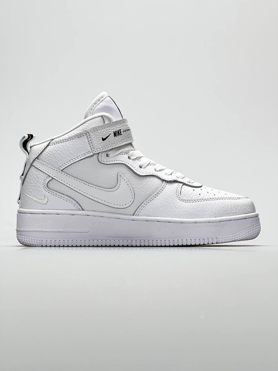 Nike Air Force 1 High White Black 2