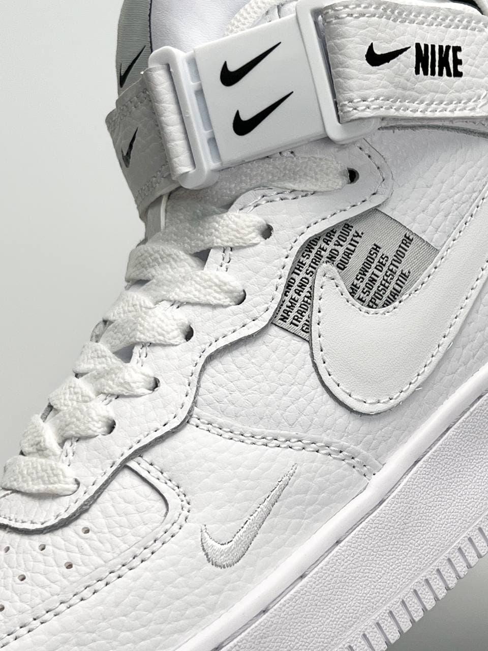 Nike Air Force 1 High White Black 2